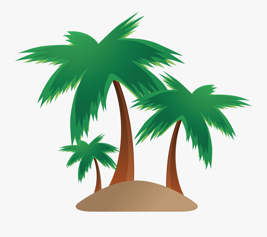 Caribbean Clipart Vector - Caribbean Palm Tree Png, Transparent Clipart