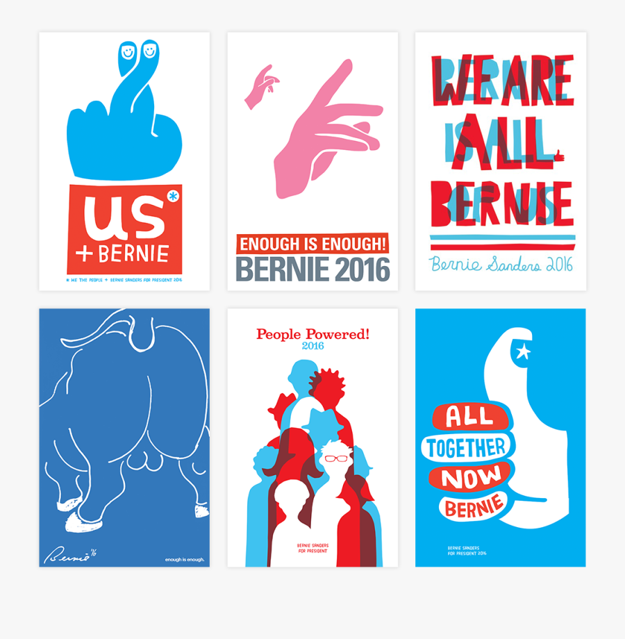 Artists For Bernie Sanders Posters - Official Bernie Sanders Art Jackson Tupper, Transparent Clipart