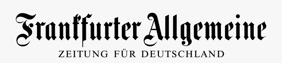 Frankfurter Allgemeine Logo, Transparent Clipart