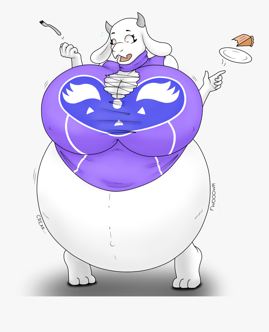 Toriel Inflation, Transparent Clipart