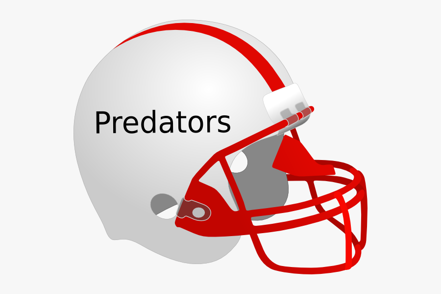 Transparent Red Football Helmet Clipart - Clip Art Pink Football Helmet, Transparent Clipart