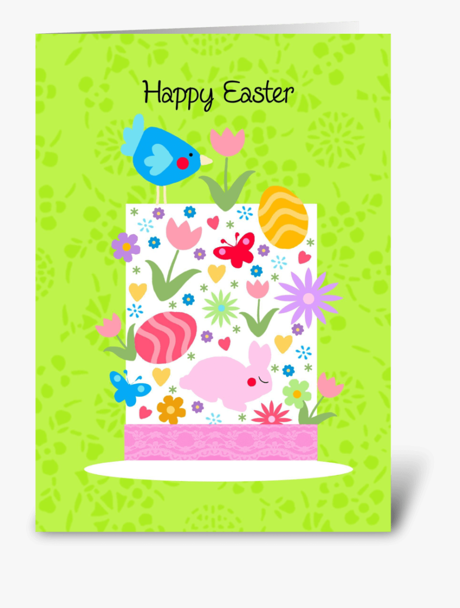 Easter Bonnet Greeting Card - Easter Greetings In Portuguese, Transparent Clipart