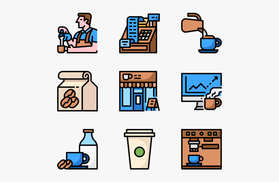 Coffee Shop, Transparent Clipart