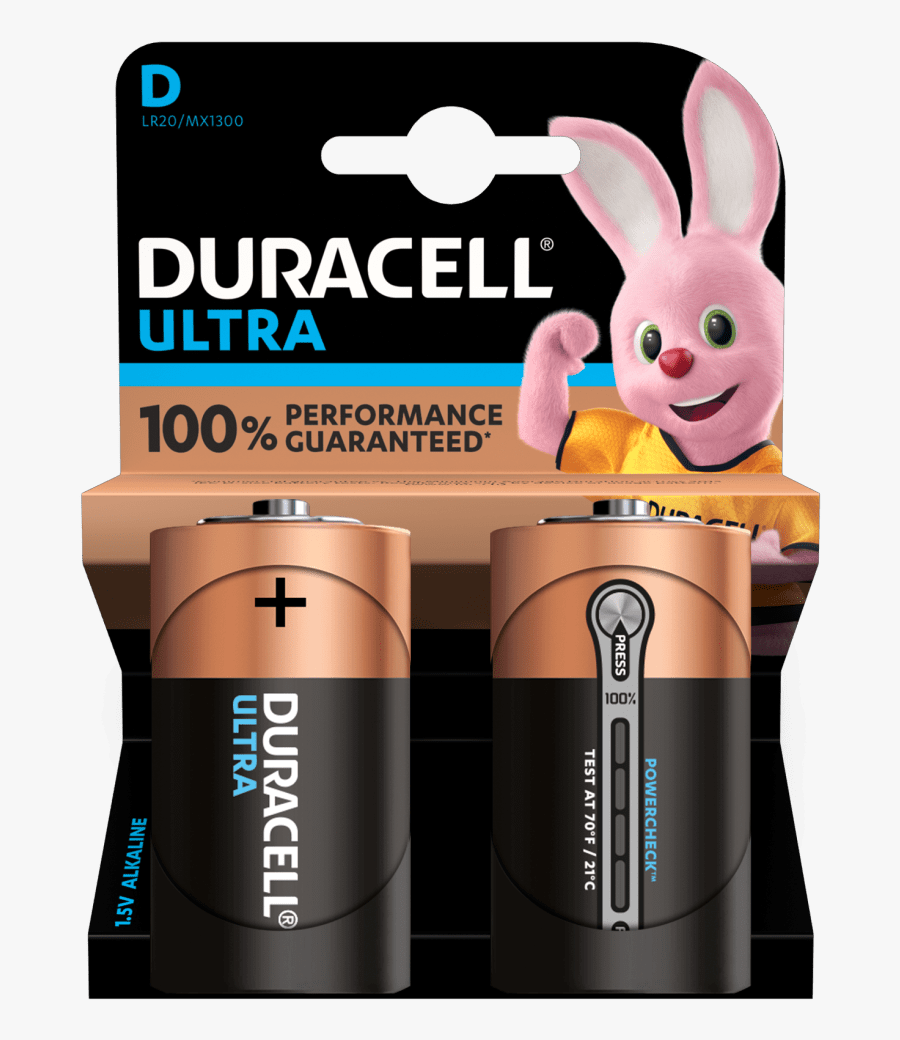 Duracell Ultra Alkaline Batteries, Transparent Clipart