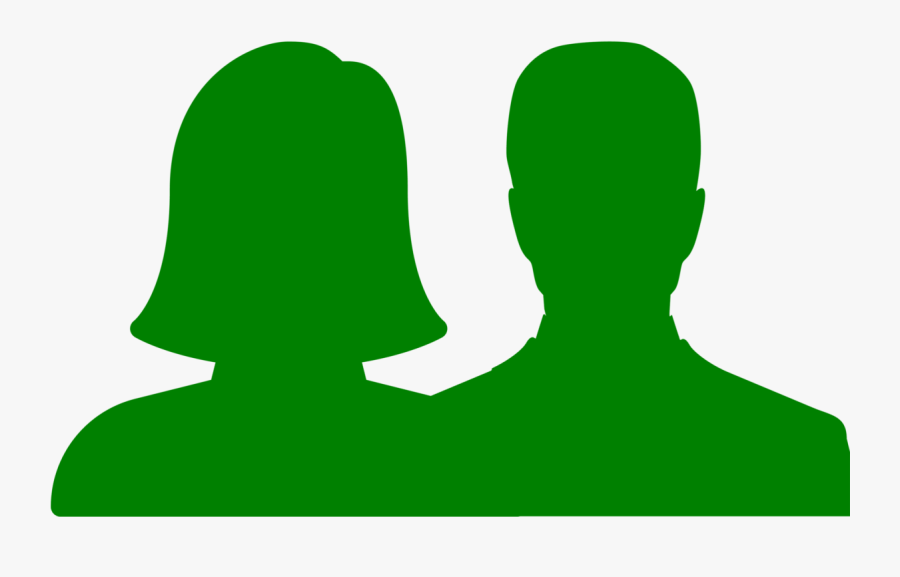 Students With The Centre - Silhouette, Transparent Clipart