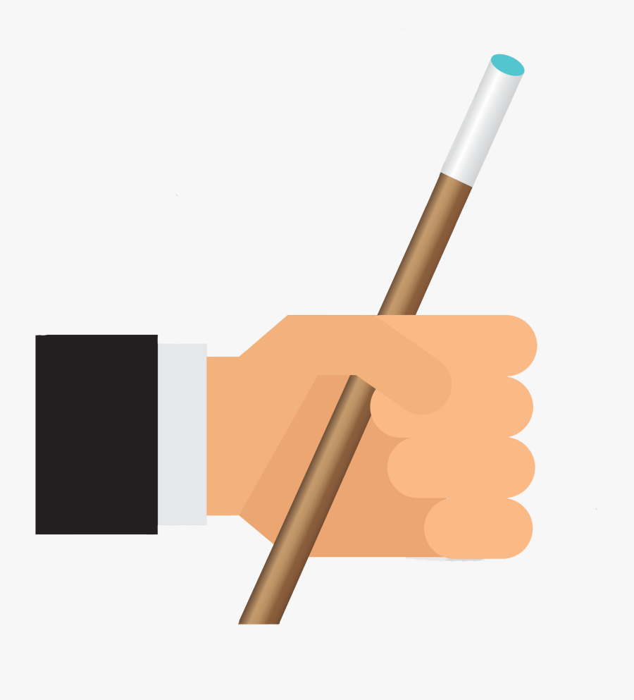 How To Hold A Pool Cue - Cricket, Transparent Clipart