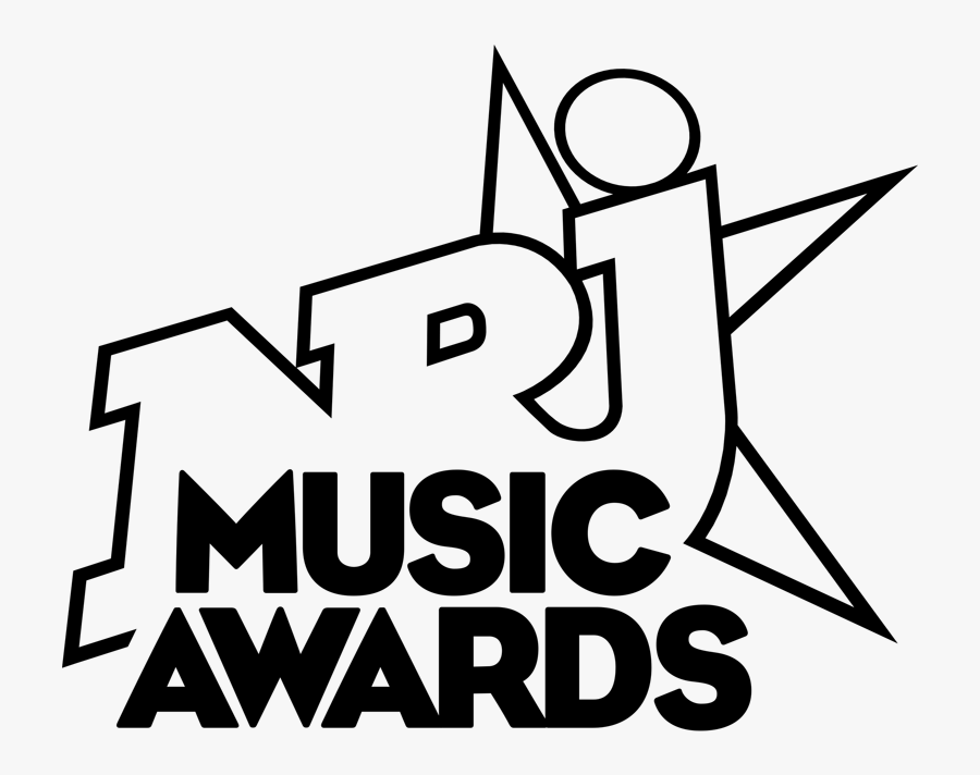 Maxime Dardenne Calogero X Nrj Music Awards - Music Award Vector, Transparent Clipart