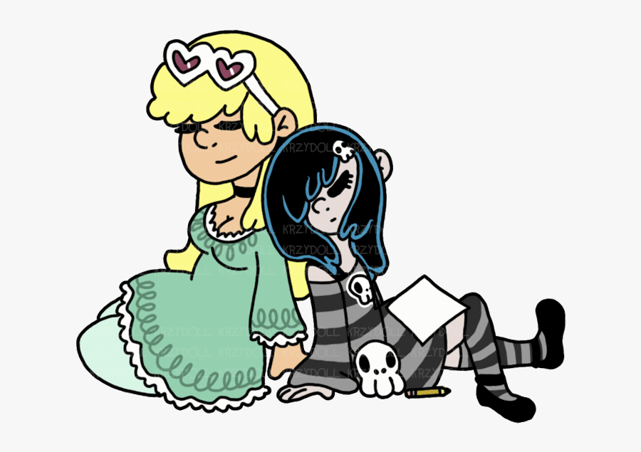 Lucy Loud X Lincoln, Transparent Clipart