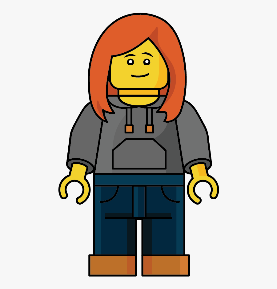 Legos Clipart Person Lego - Cartoon, Transparent Clipart