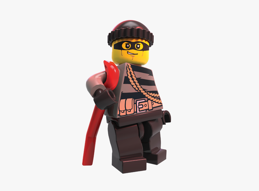 Official Site Lego City - Lego City Robbers Characters, Transparent Clipart