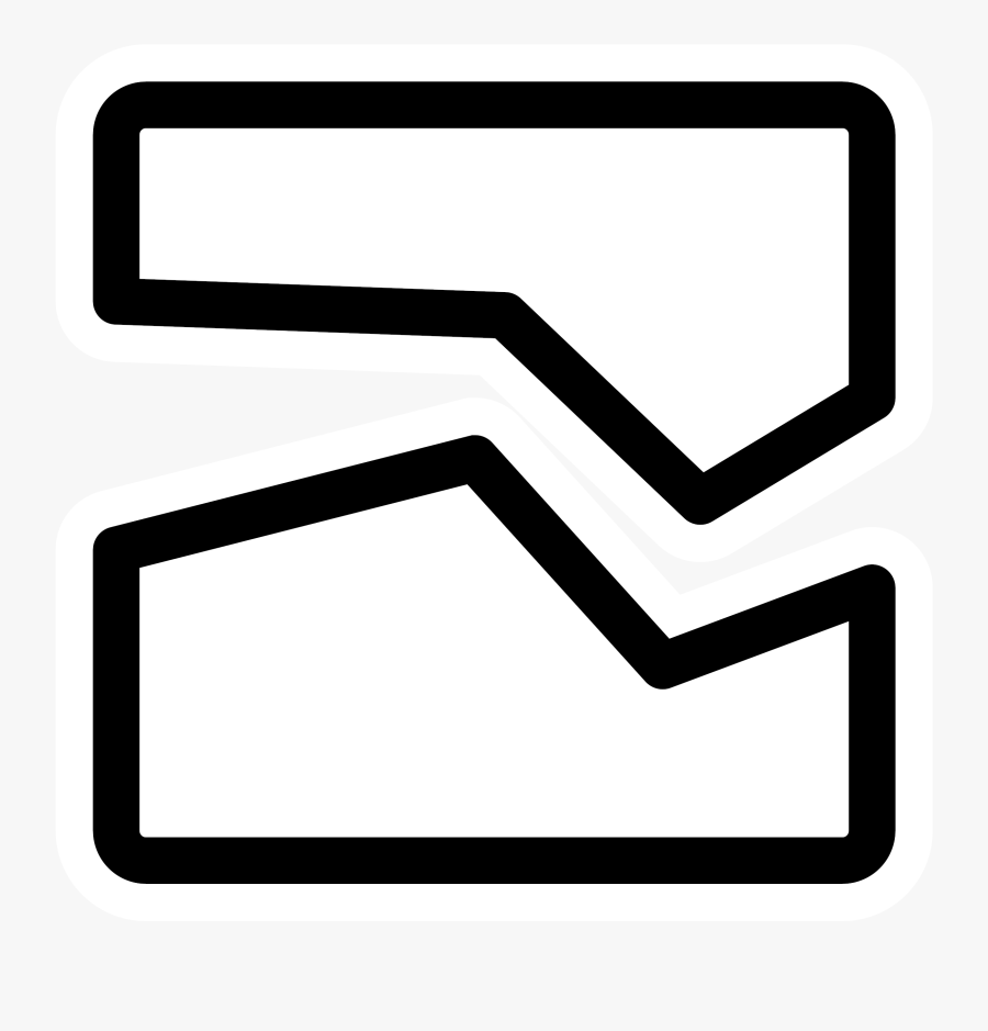 Triangle,area,text - Broken Image File Icon, Transparent Clipart