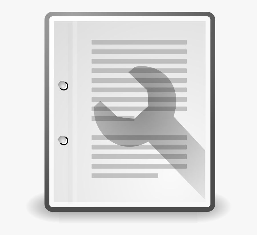 Tango Document Properties - Icon, Transparent Clipart