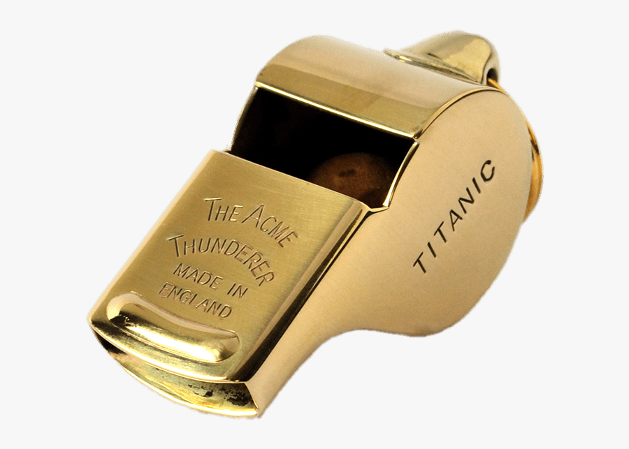Whistle Gold Acme - No 15 Infantry Officers Whistle, Transparent Clipart