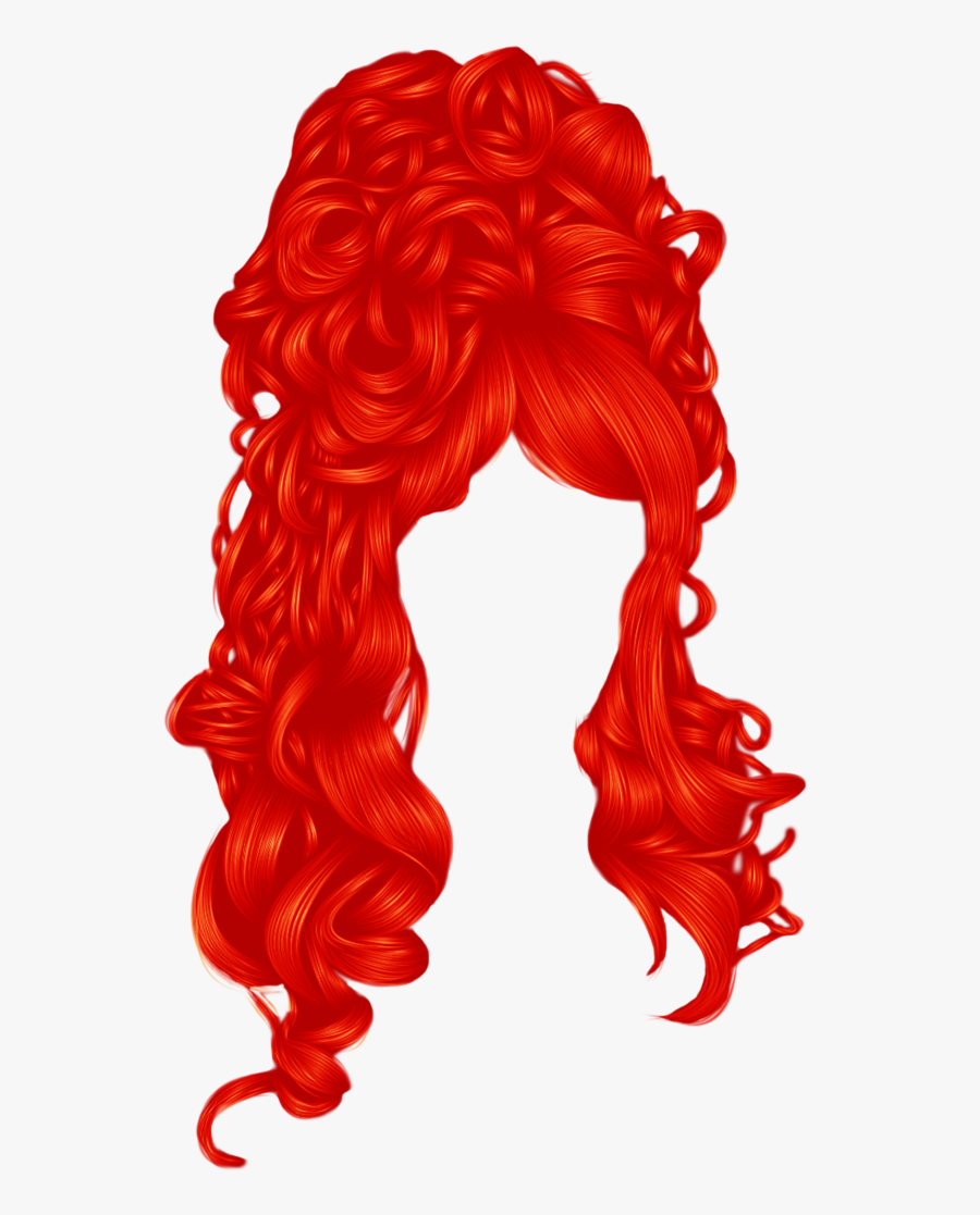 Red Wig Png Red Hair Transparent Background - Red Hair Transparent Backgrou...