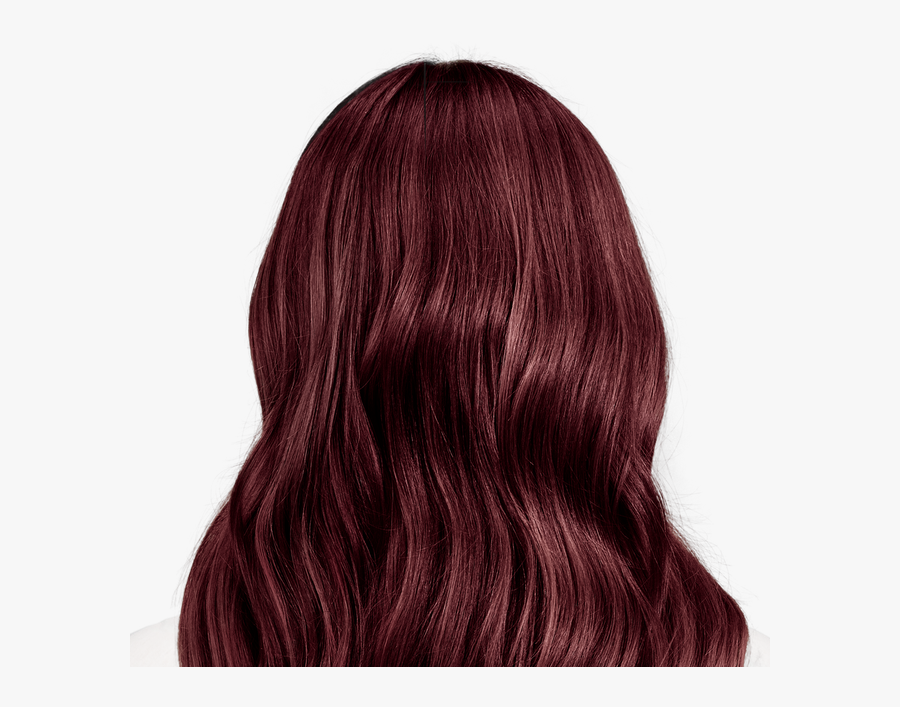 Transparent Red Hair Wig Clipart Medium Brown Hair Color Free