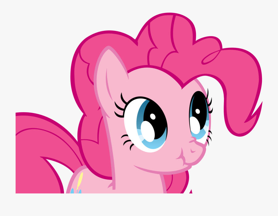 Transparent Pinkie Pie Clipart - My Little Pony Pink Face, Transparent Clipart