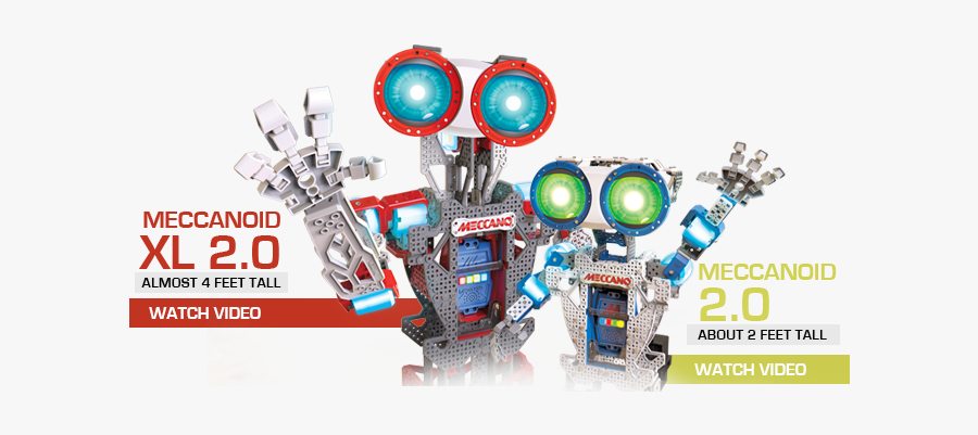 Clip Art Meccano Kit - Meccanoid 2.0, Transparent Clipart