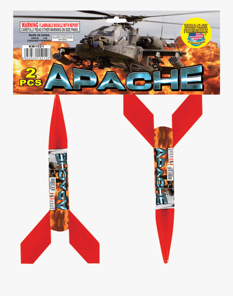 Apache Firework Rockets Clipart , Png Download - Helicopter Rotor, Transparent Clipart