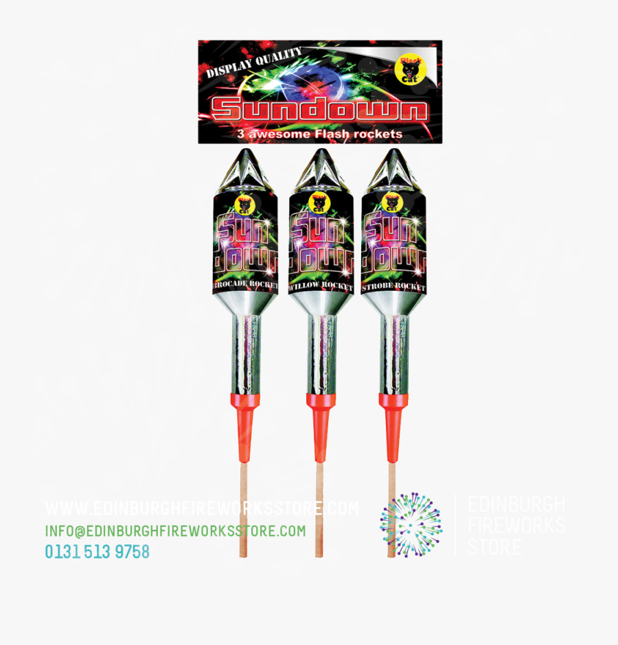 Firework Rocket Png - Roman Candle 10 Shot Black Cat, Transparent Clipart