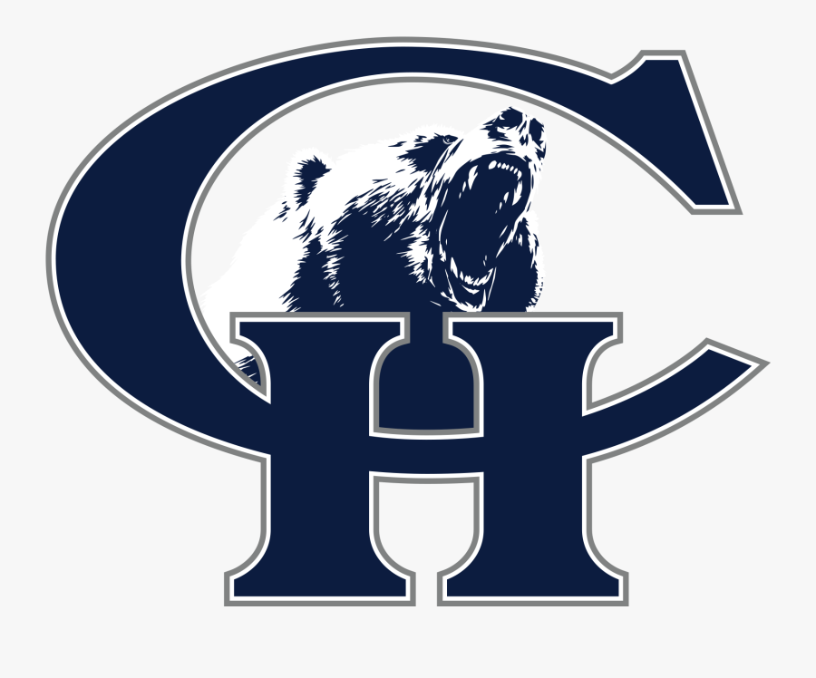 Ch /w Bear - Copper Hills High School Logo, Transparent Clipart