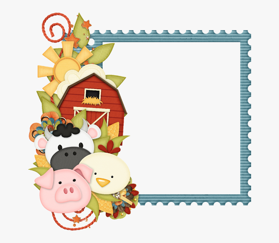 Clip Art Farm Borders Clip Art - Farm Animal Border Clipart, Transparent Clipart