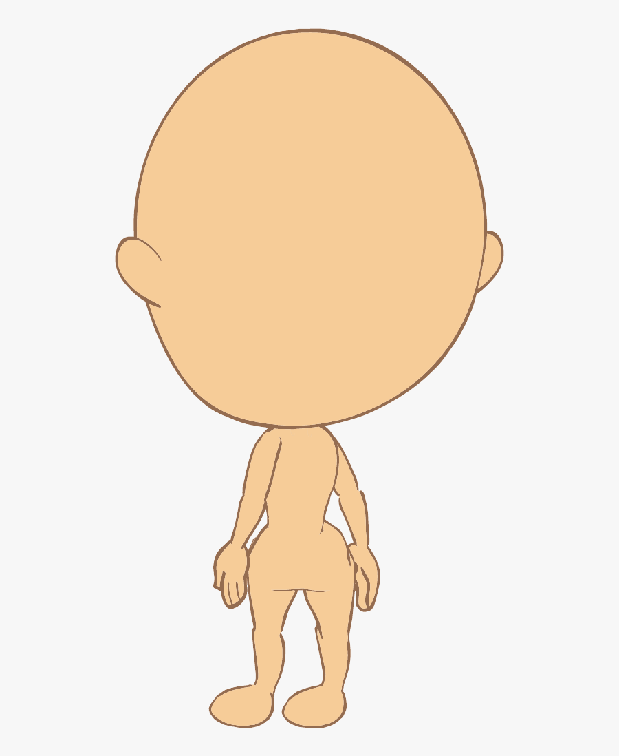 Avatar Body Template - Cartoon, Transparent Clipart