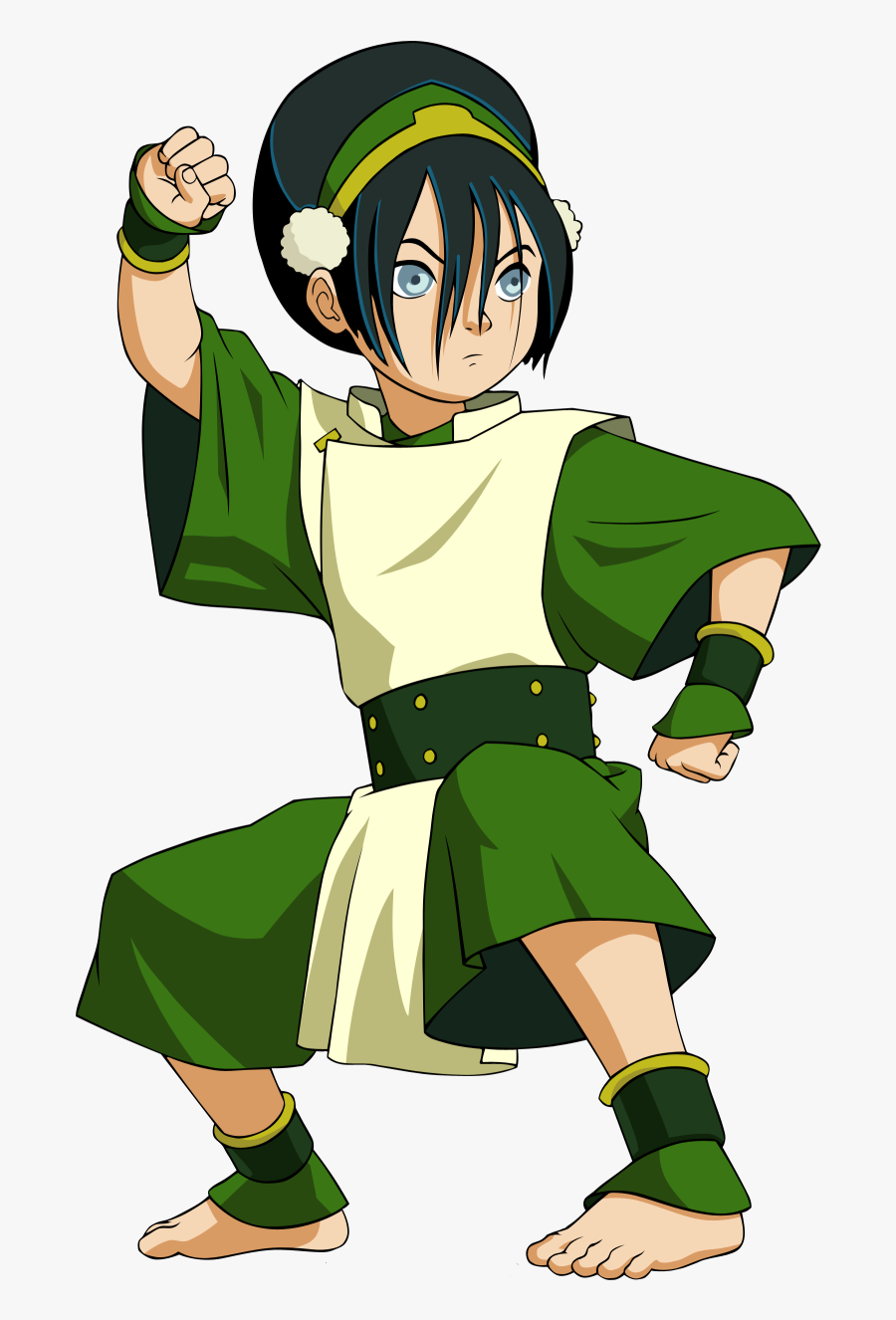 Clip Art Toph Beifong Character Profile - Last Airbender Earth Bender, Transparent Clipart