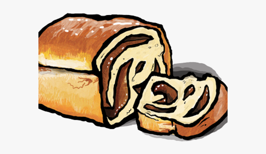 Baked Goods Clipart - Cinnamon Swirl Bread Clipart, Transparent Clipart
