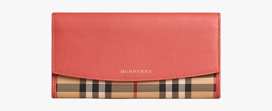Burberry Goods Orange Wallet Handbag Luxury Tartan - Wallet, Transparent Clipart