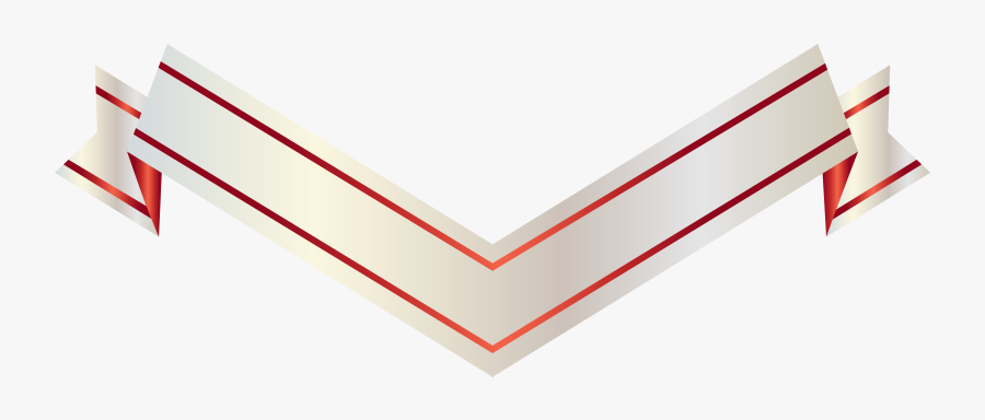 Banner Clipart Red White - Banner Red And White, Transparent Clipart