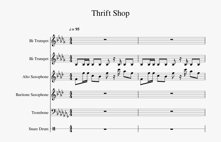 Transparent Macklemore Png - Sheet Music, Transparent Clipart