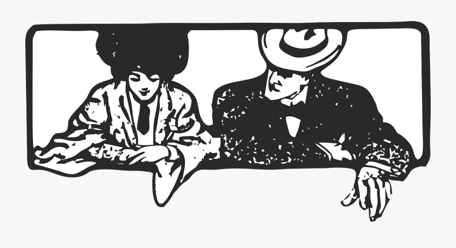 Transparent Babysit Clipart - People Retro Vector Png, Transparent Clipart