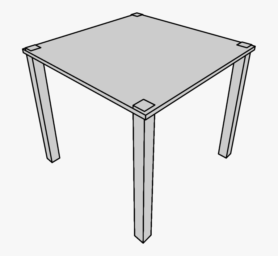 Square,angle,end Table - Coffee Table, Transparent Clipart
