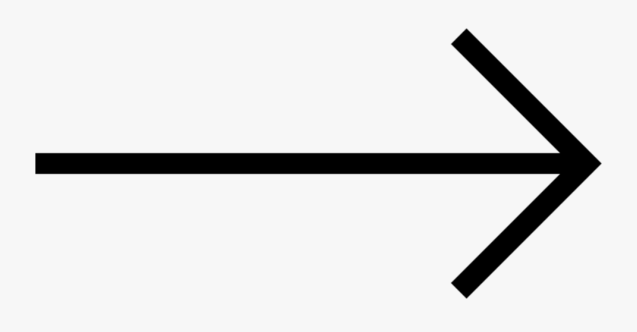 Transparent Modern Arrow Png - Long Arrow To The Right, Transparent Clipart