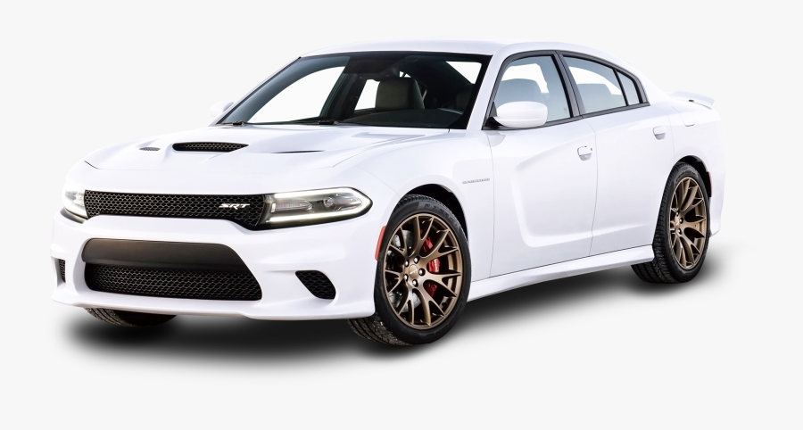 White Dodge Charger Car Png Image - Dodge Charger Hellcat Cena, Transparent Clipart