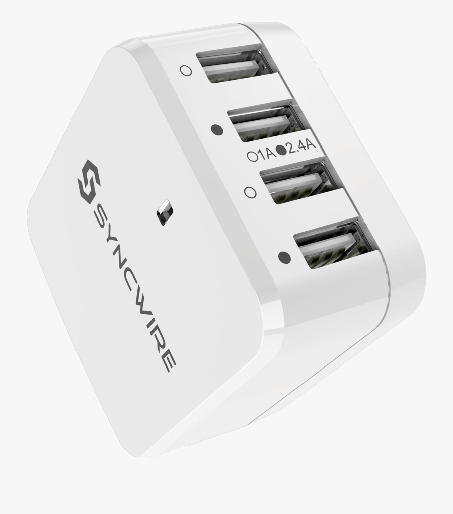 Syncwire Usb Charger - Usb Plug, Transparent Clipart