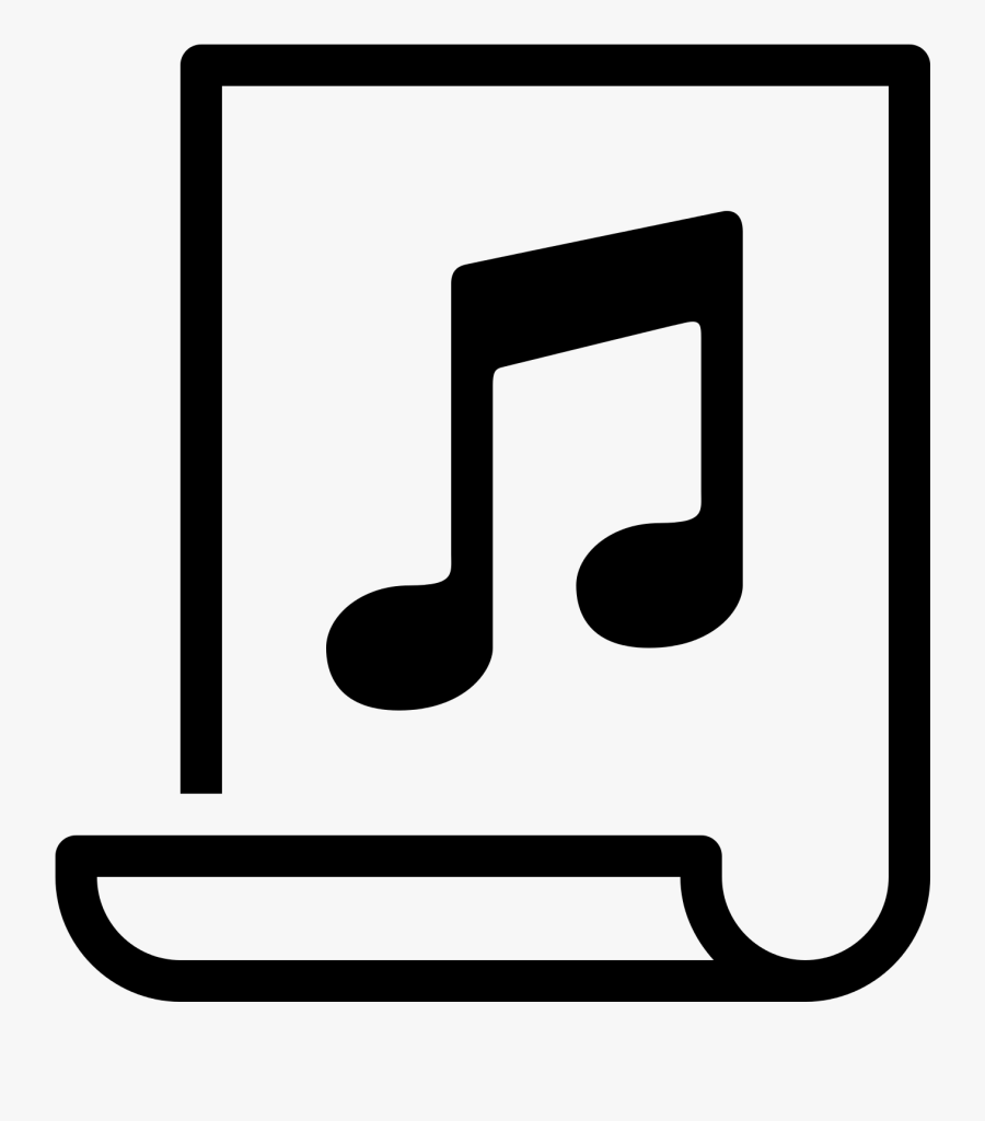 Sheet Music Clipart Scoring - Music Score Icon Png, Transparent Clipart