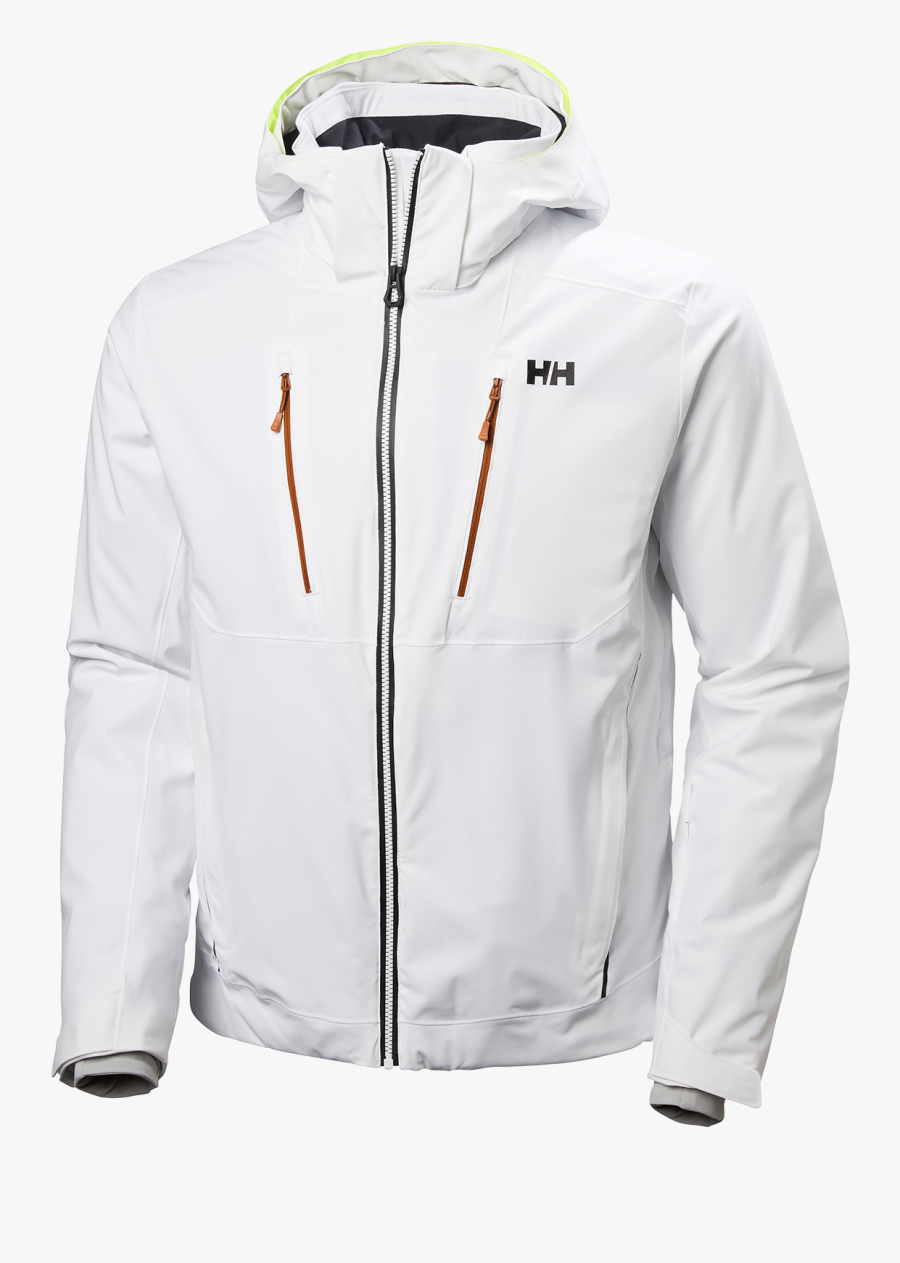 Helly Hansen Alpha 3.0 Jacket White, Transparent Clipart