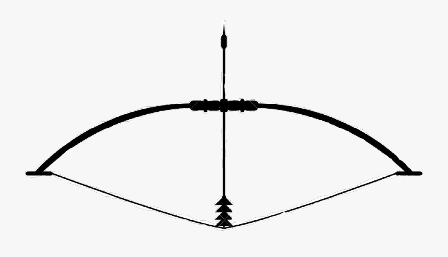 Compound Bow Silhouette At, Transparent Clipart