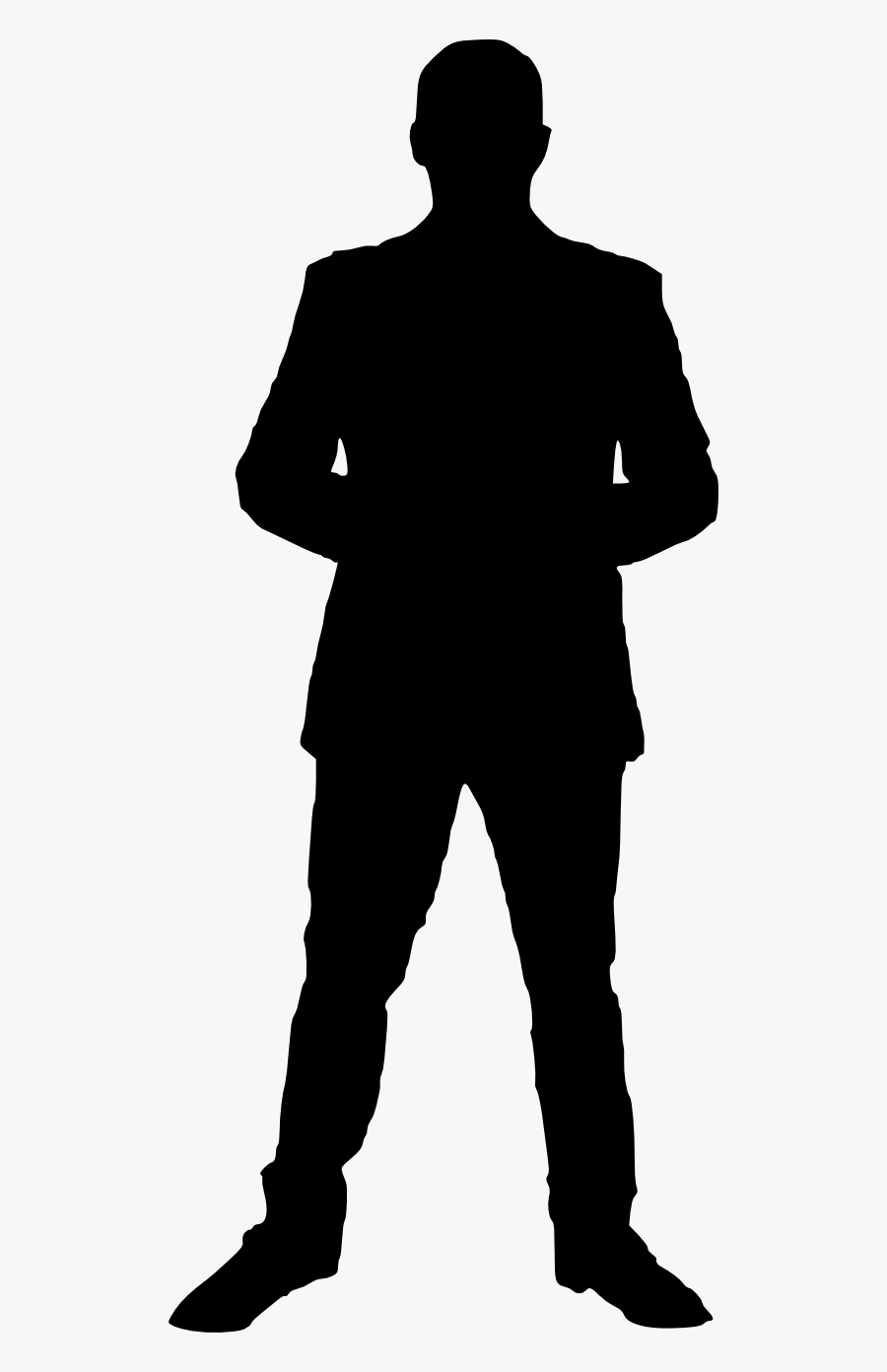 Man Silhouette Free Png, Transparent Clipart