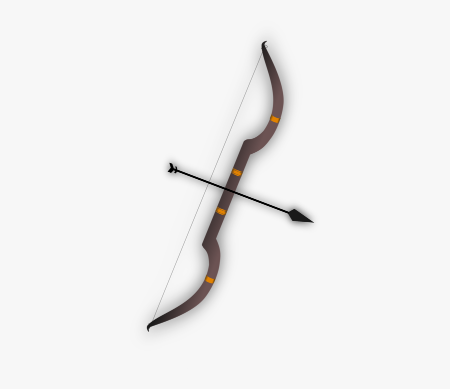 Cold Weapon,weapon,ranged Weapon - Rama's Bow And Arrow, Transparent Clipart