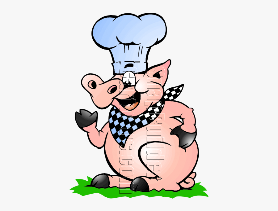 Clip Art Chef Mascot - Rib Festival Halifax, Transparent Clipart