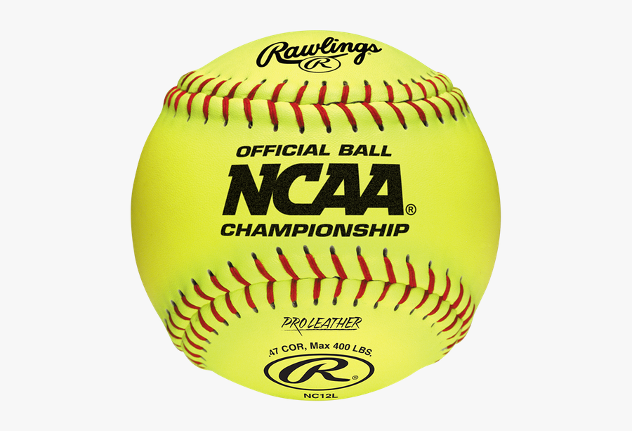 Softball Ball, Transparent Clipart