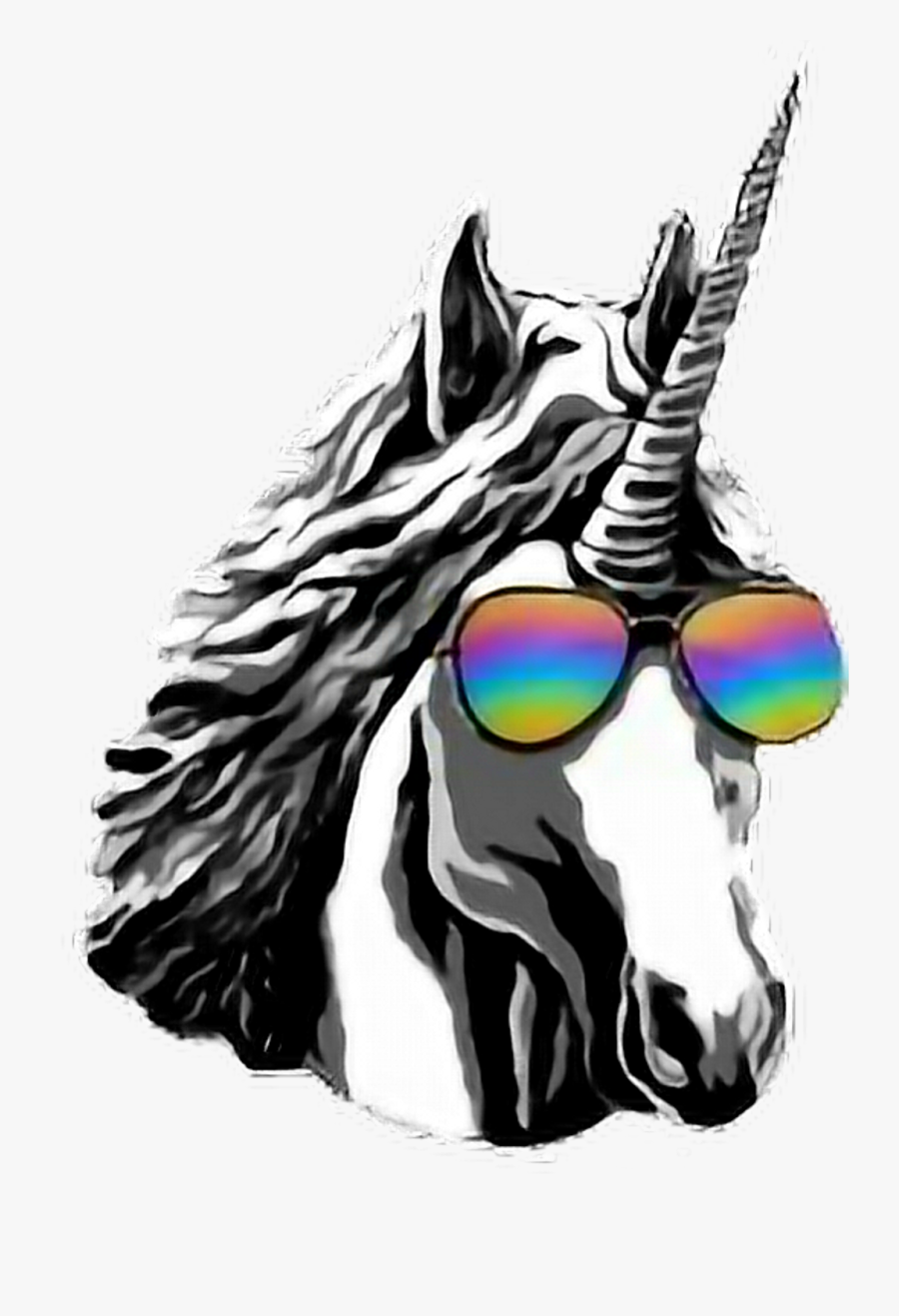 Unicorn Sticker Clipart , Png Download - Cool Unicorn, Transparent Clipart