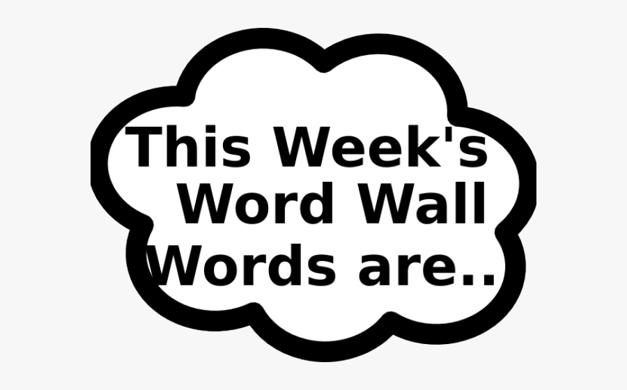 Words Cliparts - Heart, Transparent Clipart