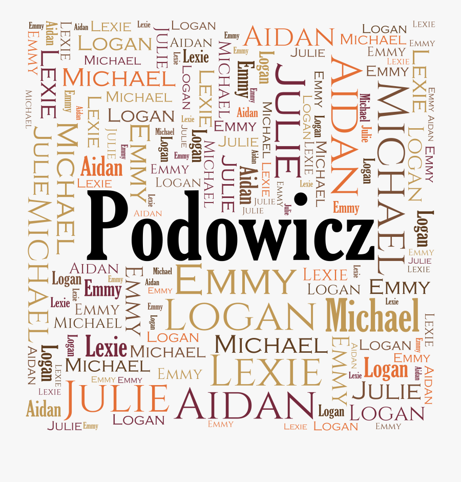 Family Word Art Canvas-personalized Family Wall Canvas - Art, Transparent Clipart