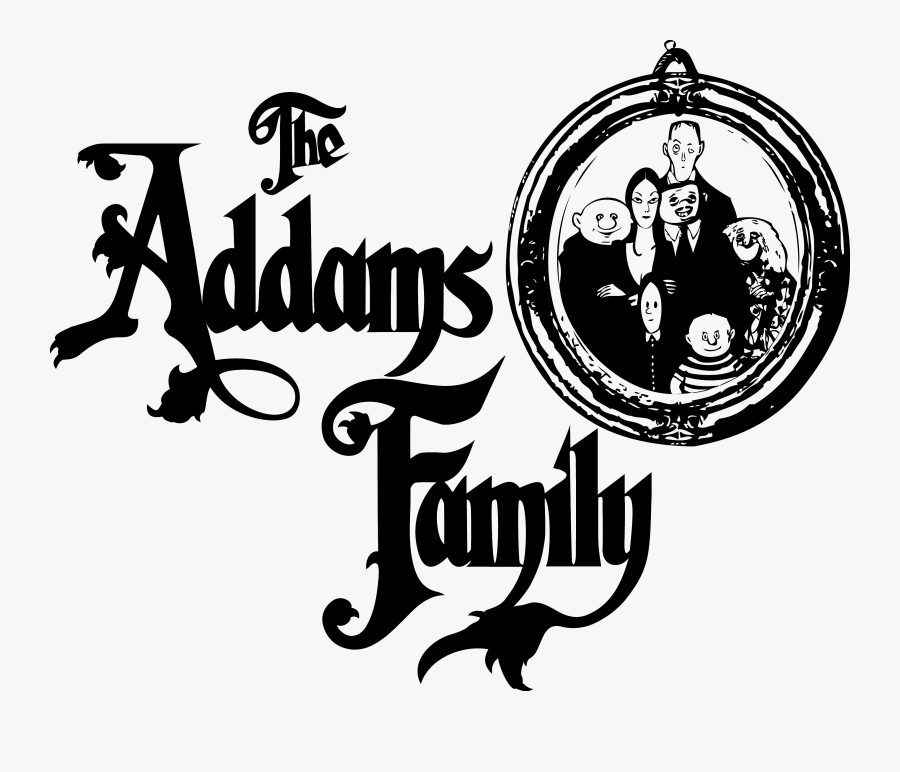 Clip Art Addams Family Clipart - Addams Family Logo, Transparent Clipart