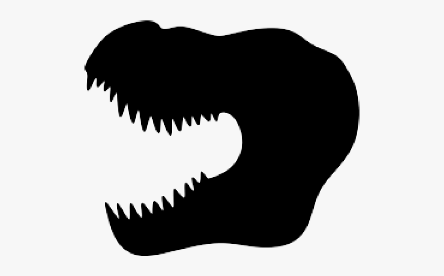 Bones Clipart Trex - Dinosaur Stencil, Transparent Clipart