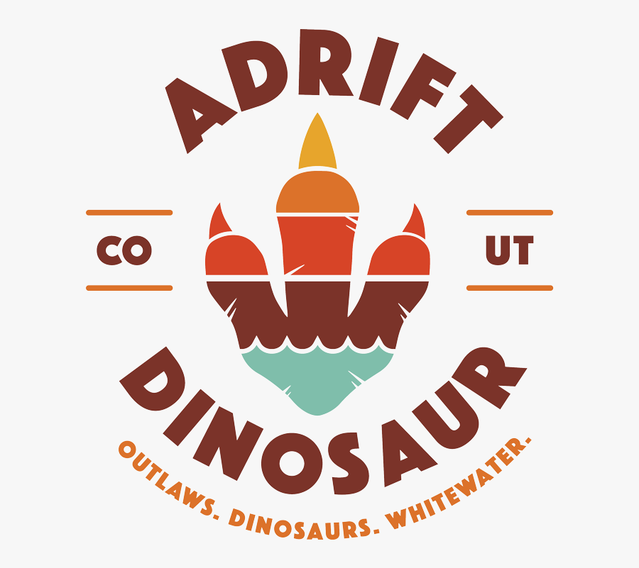 Adriftlogo Final Newtag - Adrift Adventures Dinosaur, Transparent Clipart