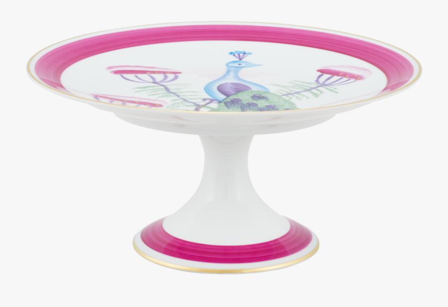 Peacock & Blossom Limoges Collection Cake Stand Medium - Cake Stand, Transparent Clipart